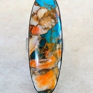 Multi Stone Inlay Ring